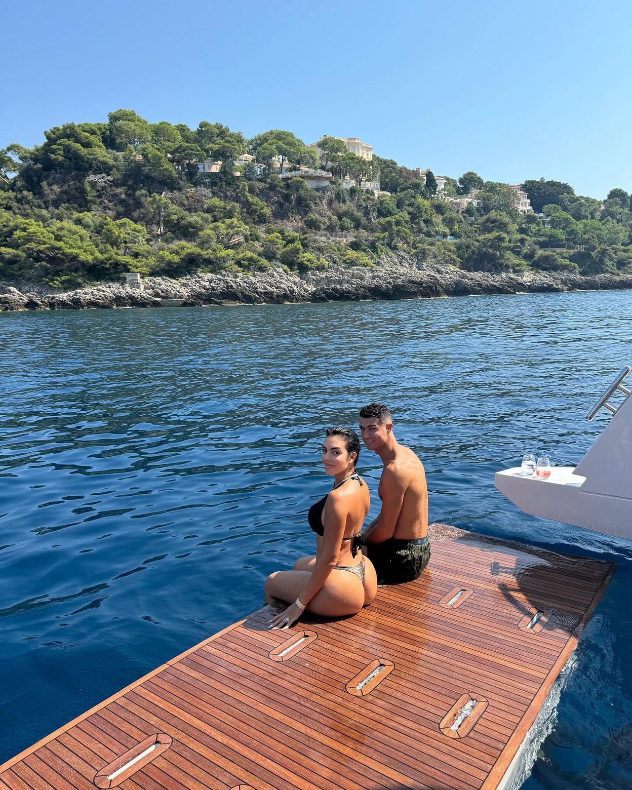 Georgina Rodriguez and Cristiano Ronaldo