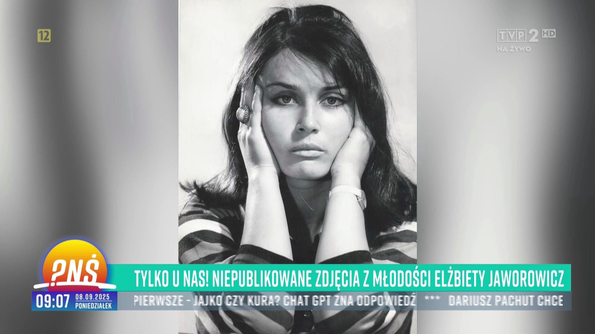Stare zdjęcie Elżbiety Jaworowicz