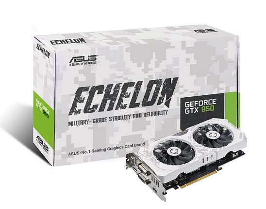 ASUS Echelon GTX 950 – limitowana edycja „zmilitaryzowanych” kart graficznych #prasówka