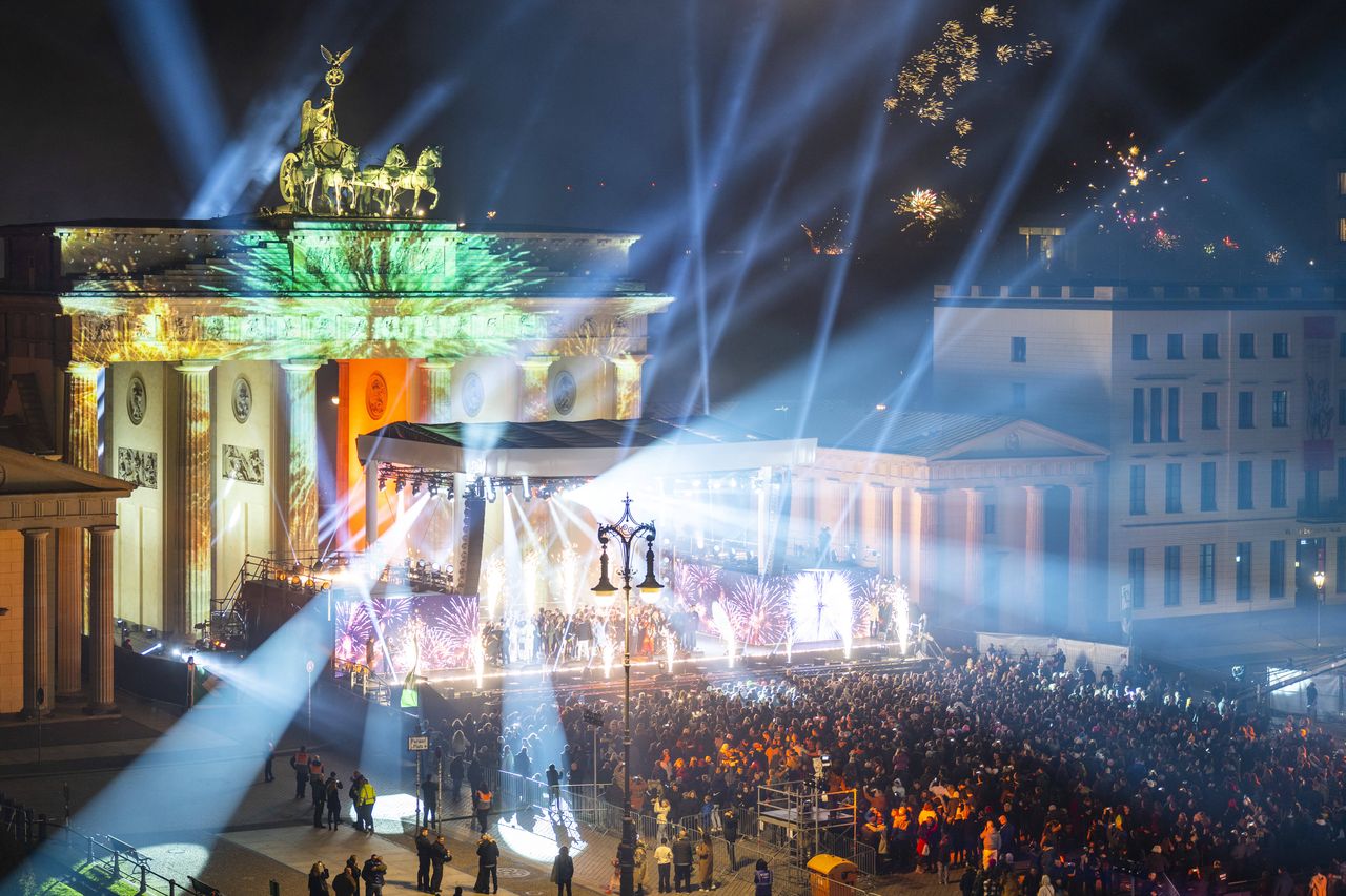 New Year's Eve in Berlin, 2022.