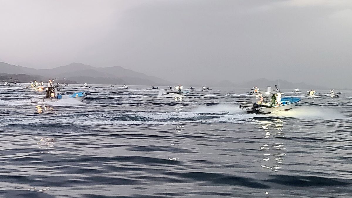 Morska granica między Koreami. PAP/EPA.YONHAP