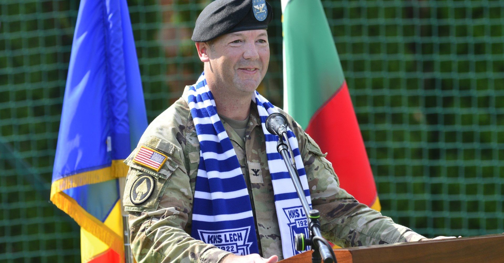 Uroczystość zmiany dowództwa w Camp Kościuszko, Poznań - Garnizon Amerykańskiej Armii w Polsce