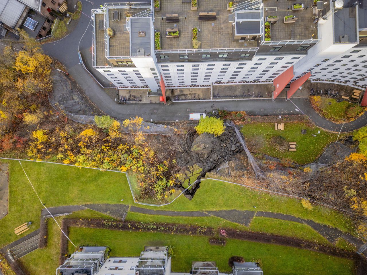 Osuwisko przy akademiku w Oslo. Ewakuowano ponad 300 osób