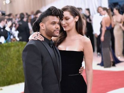 Naturalna Bella Hadid i The Weeknd w drodze do restauracji - Pudelek