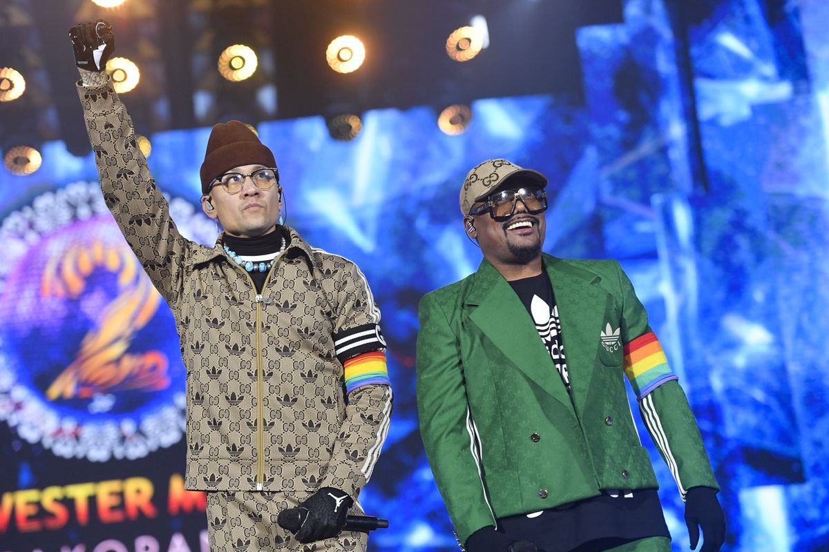 Black Eyed Peas podczas koncertu w Zakopanem