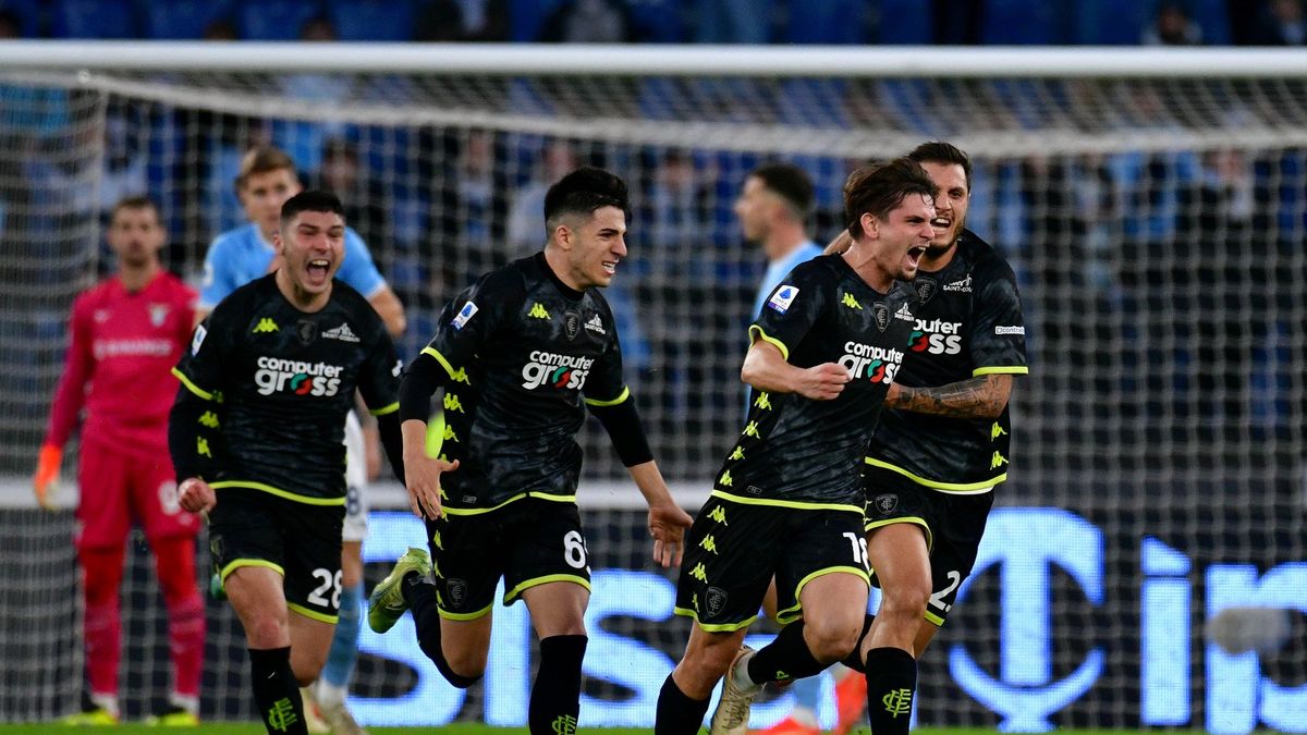 Zdjęcie okładkowe artykułu: Getty Images / Marco Rosi - SS Lazio / Radość piłkarzy Empoli FC