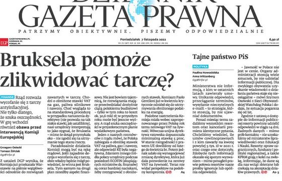 „Dziennik Gazeta Prawna” podrożał o 40 groszy