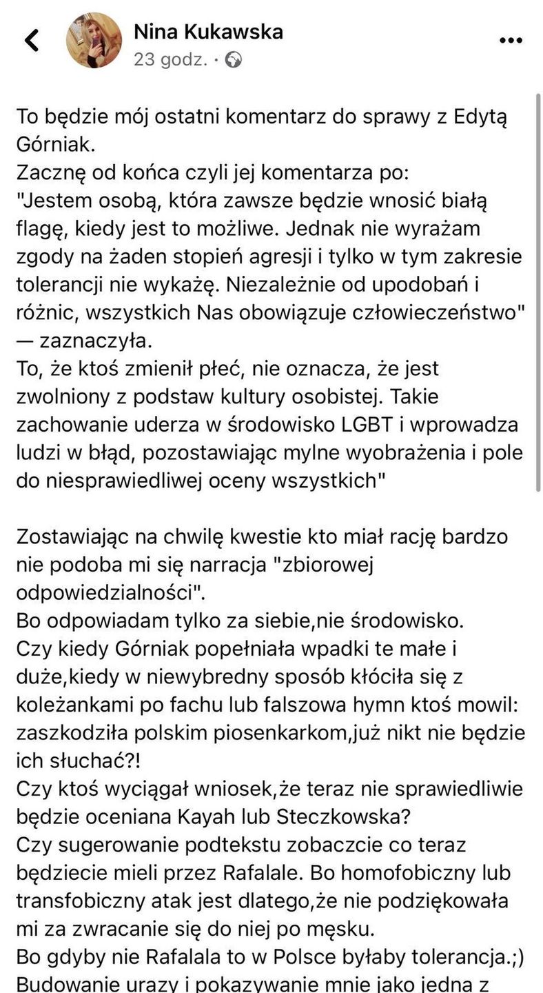 Oświadczenie Rafalali