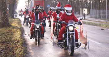 Śrem: MotoMikołaje z ZSP znów w trasie - ryk silników i słodycze