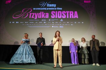 Zamek w Gołuchowie w kinie. Gwiazdy na premierze "Brzydkiej Siostry"