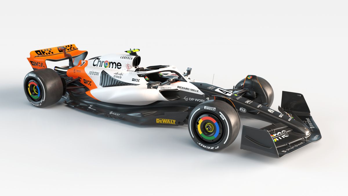 zmienione malowanie McLarena