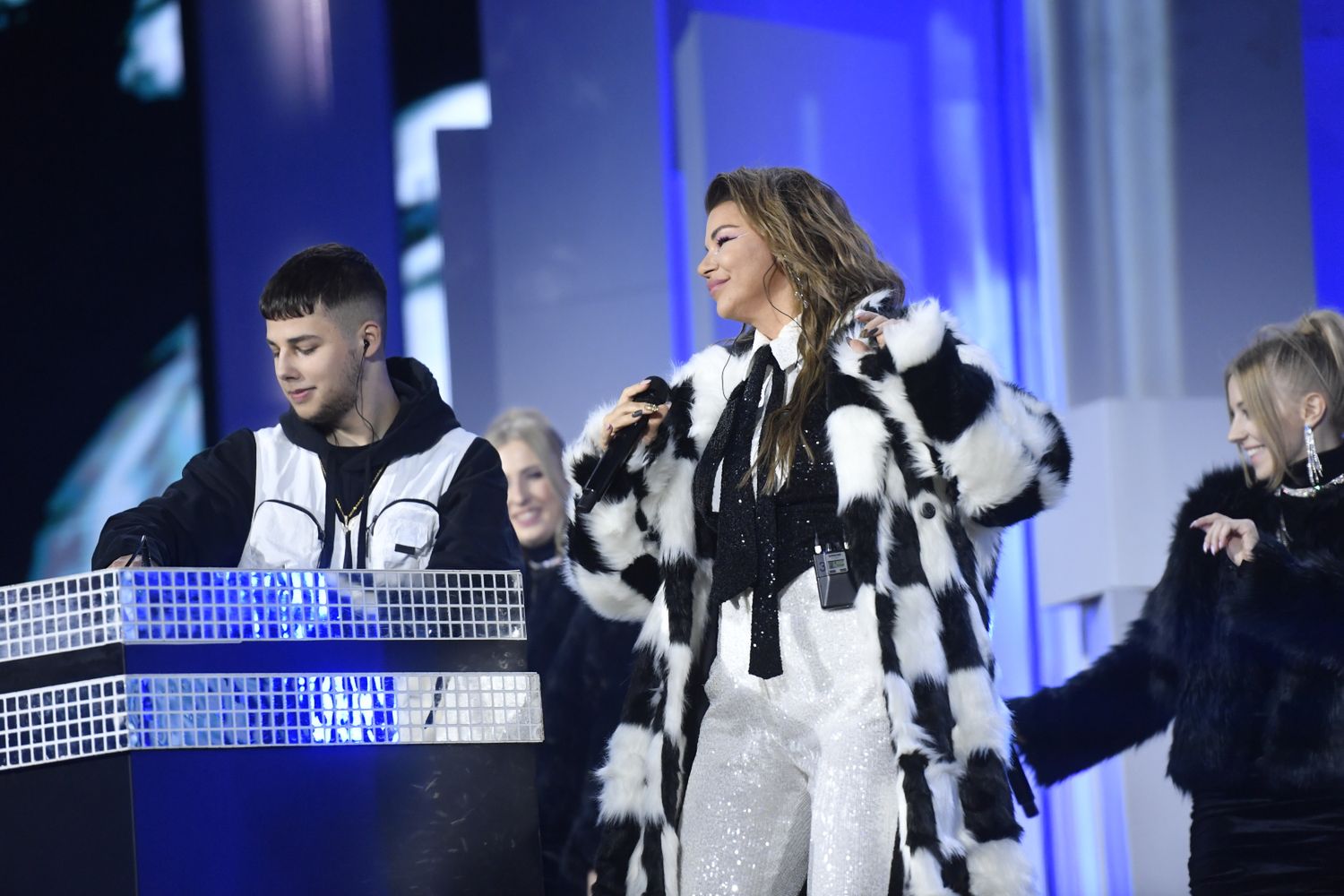 Edyta Górniak i Allan Krupa - sylwester TVP 2022