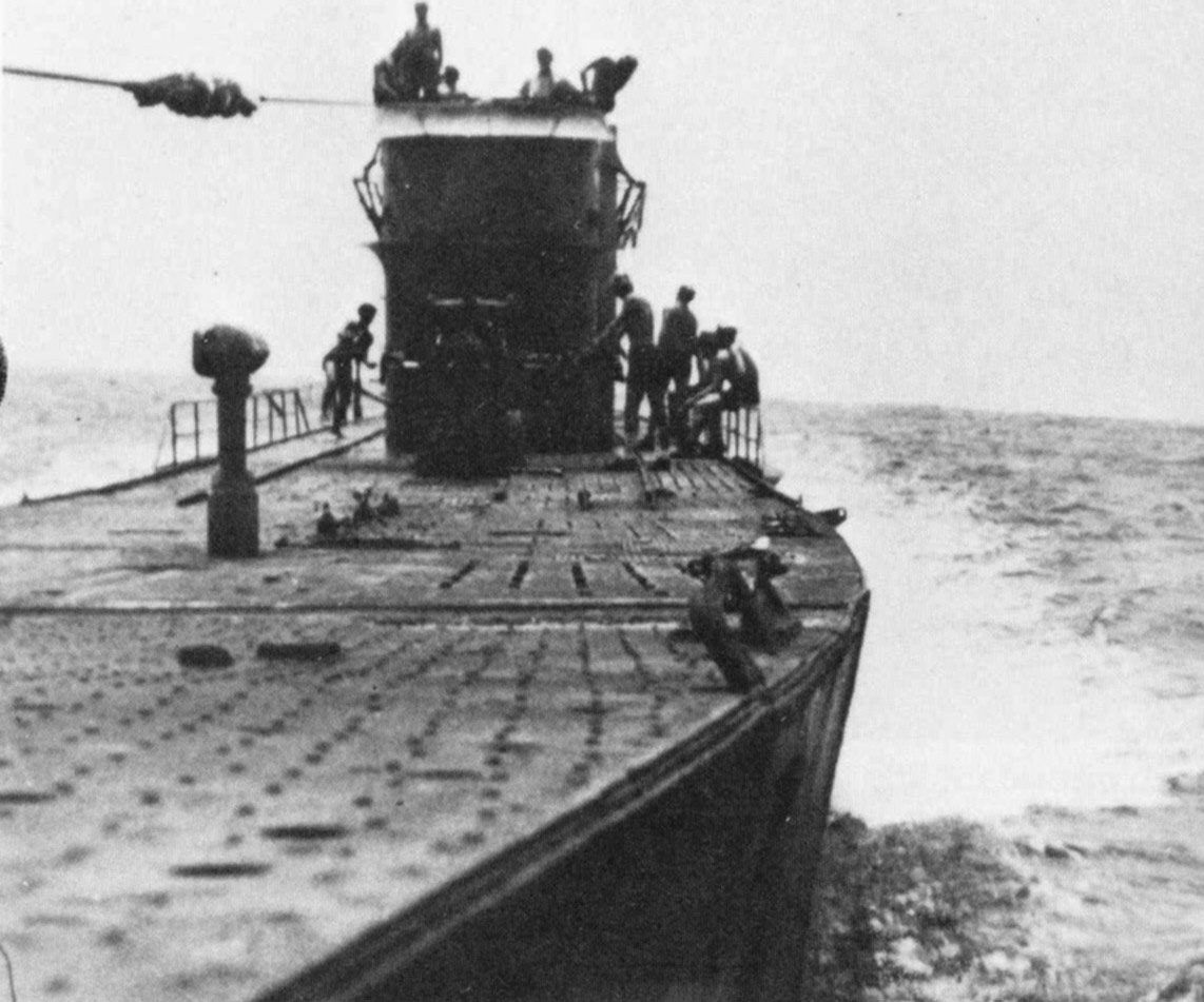 U-68 na pełnym morzu 