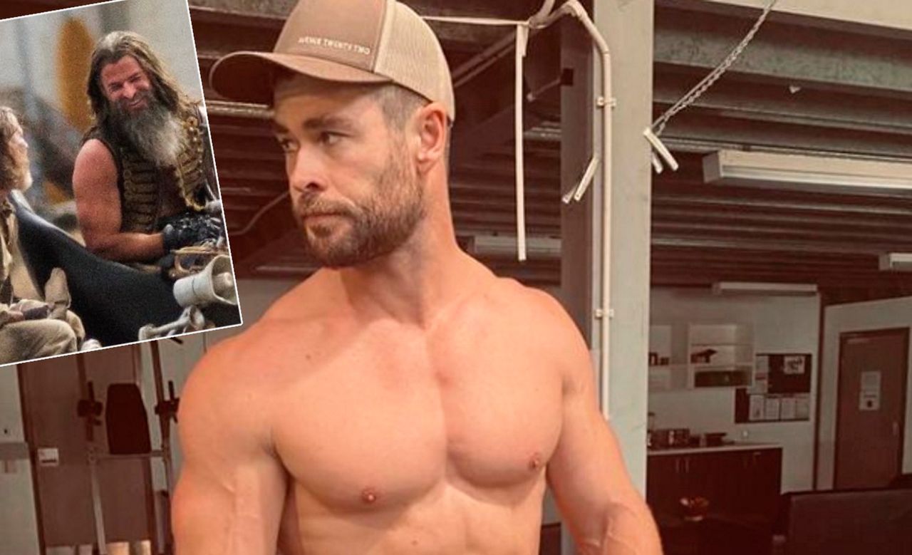 Chris Hemsworth jakiego nie znacie. Tak zmienił się do roli w filmie "Mad Max: Furiosa"