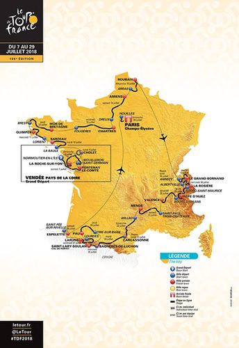 Tour de France 2018 (źródło: letour.fr)