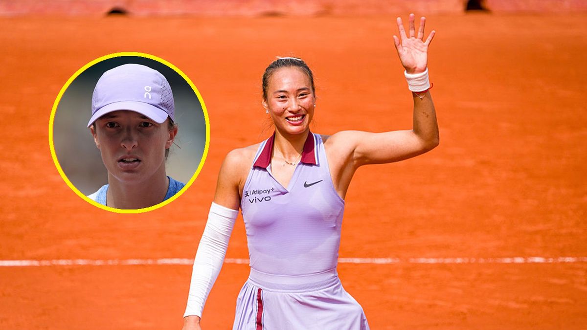 Getty Images / Andy Cheung/Ian MacNicol / Na zdjęciu: Qinwen Zheng i Iga Świątek