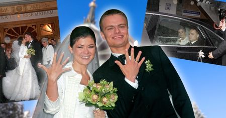 Pamiętacie góralski ślub Kasi Cichopek i Marcina Hakiela? To było coś! "Klęczeliśmy oboje przed rodzicami na baranich skórach"(STARE ZDJĘCIA)