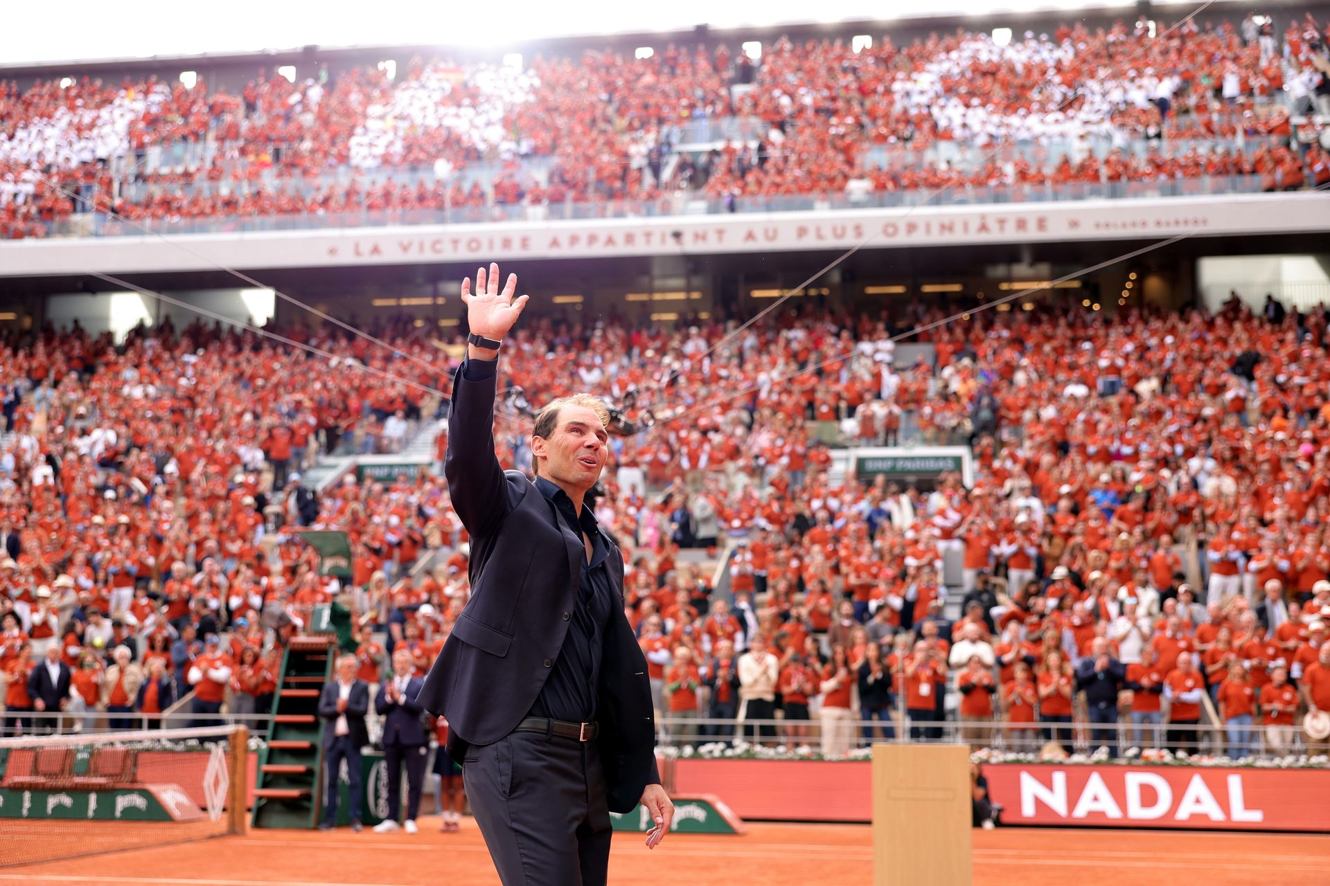 Rafael Nadal uhonorowany na Roland Garros. Wzruszające pożegnanie