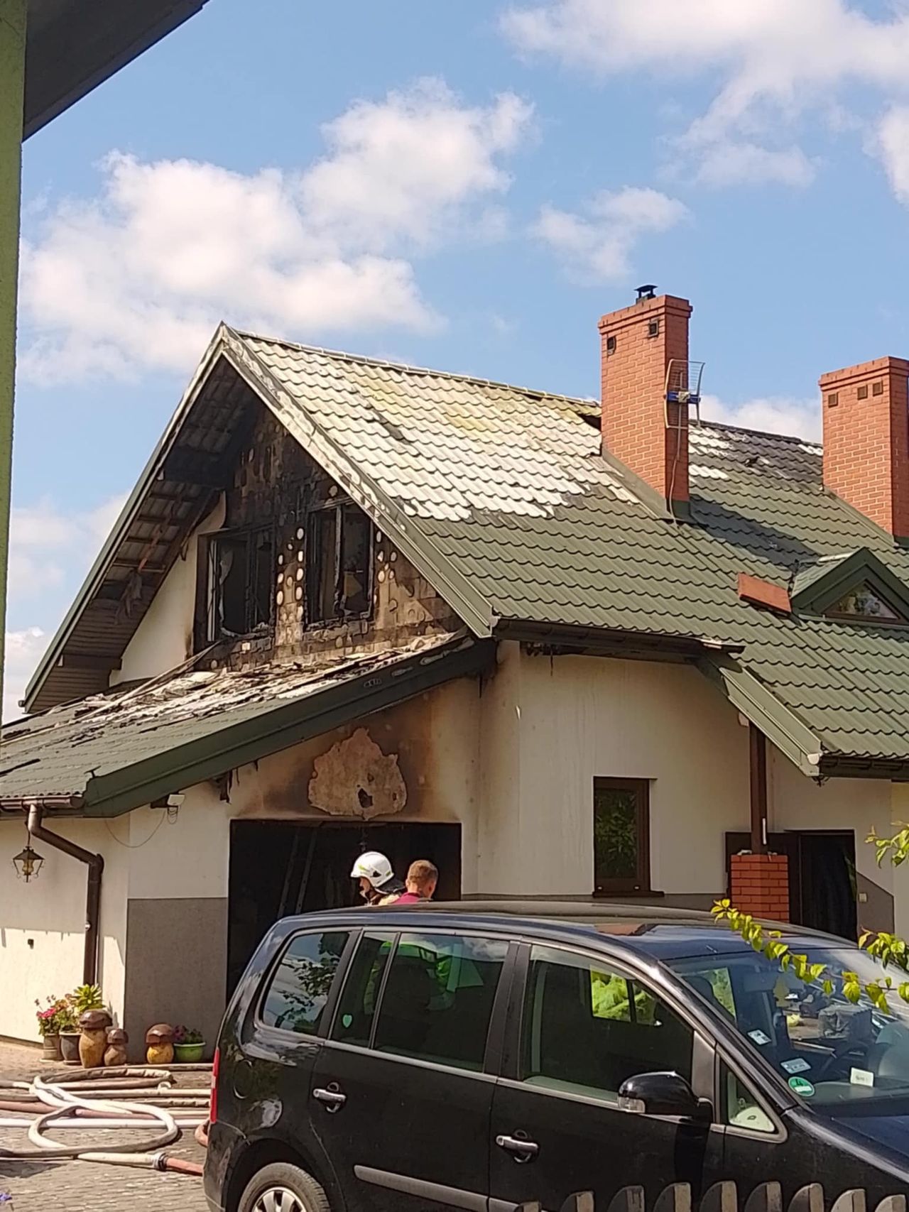Pożar domu 
