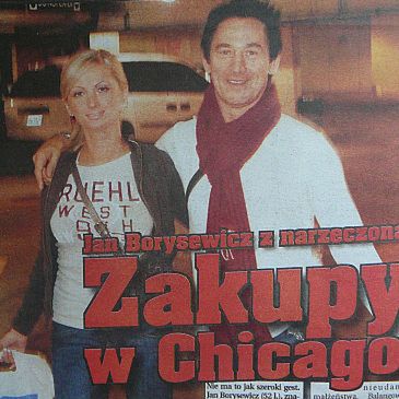 Borysewicz z narzeczoną w Chicago