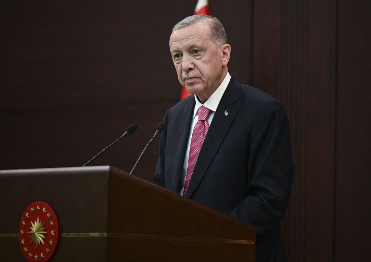 Turecki prezydent Recep Erdogan 