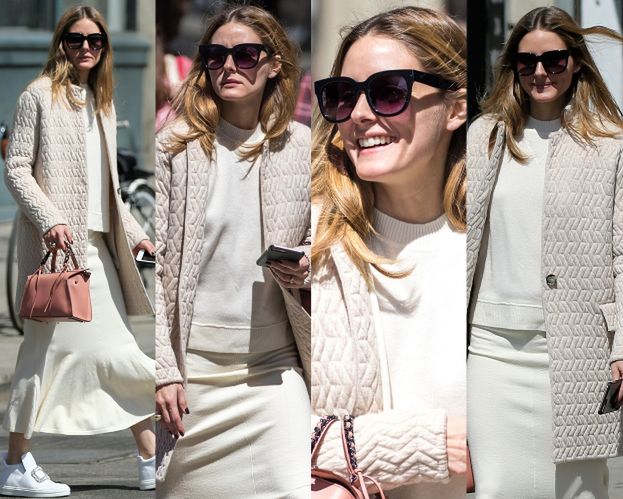 #TRENDY: Olivia Palermo w kremowej stylizacji