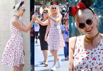 Dziewczęca Karlie Kloss świętuje urodziny w Disneylandzie