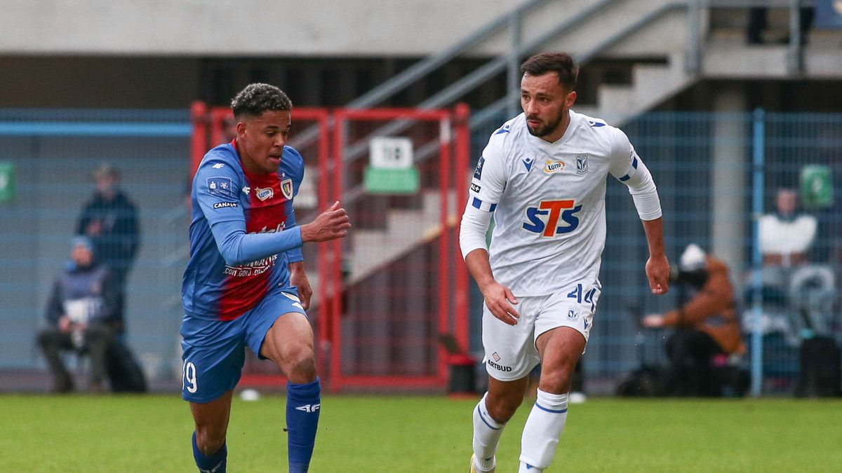 WP SportoweFakty / Tomasz Kudala / Na zdjęciu: Michael Ameyaw (z lewej)