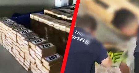Prześwietlili kontener z bananami. Największe przejęcie w historii Hiszpanii