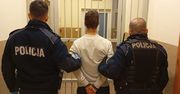 Zaatakował ją po wyjściu z pociągu. Zatrzymali go policjanci