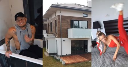 Luksusowi FitLoversi pokazali swoją willę. Siłownia na poddaszu i sypialnia, w której "NIEJEDNA RZECZ STRZELI" (ZDJĘCIA)