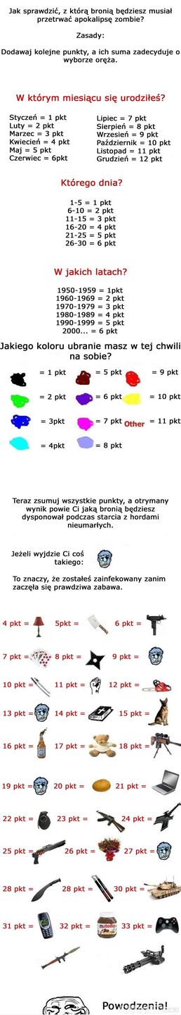 Jaką bronią walczyłbyś podczas apokalipsy zombie? 2