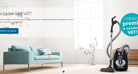Bosch zwraca wartość podatku VAT za odkurzacze