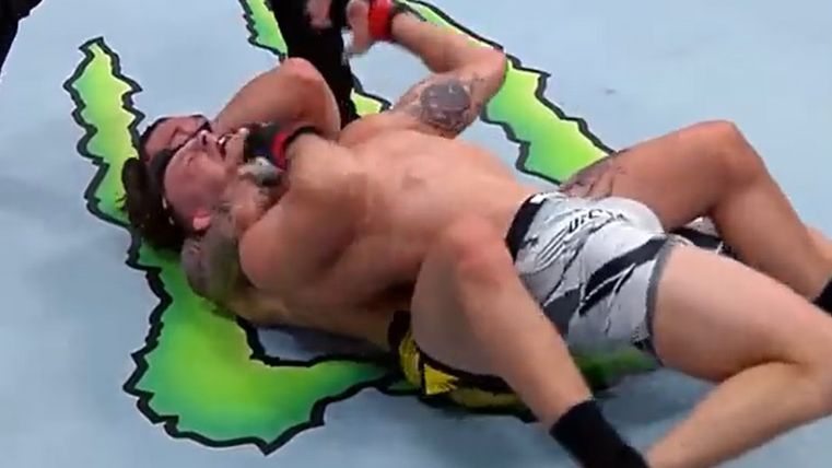 Zdjęcie okładkowe artykułu: Twitter /  / Brendan Allen poddał Krzysztofa Jotkę na UFC w Las Vegas 