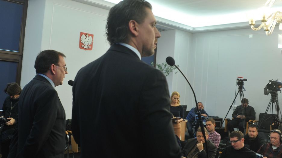 Mariusz Kami?ski i Tomasz Kaczmarek - konferencja prasowa
13.11.2013 Warszawa Konferencja prasowa wiceprezesa PiS Mariusza Kaminskiego i Tomasza Kaczmarka nt.wniosku do sejmu Prokuratora Generalnego o uchylenie im immunitetu N/z Mariusz Kaminski /P/ , Tomasz Kaczmarek  fot.Witold Rozbicki/REPORTER
Witold Rozbicki/REPORTER