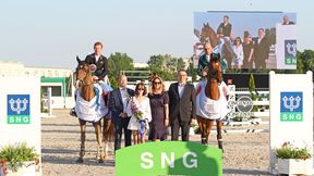 Jarosław Skrzyczyński ex aequo z Alexandrem Butlerem zwycięzcami konkursu podczas CSIO Sopot Horse Show 2021