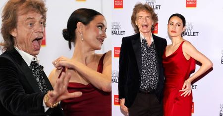 Mick Jagger zaciągnął na ściankę MŁODSZĄ O 44 LATA ukochaną. Ładnie razem wyglądają?
