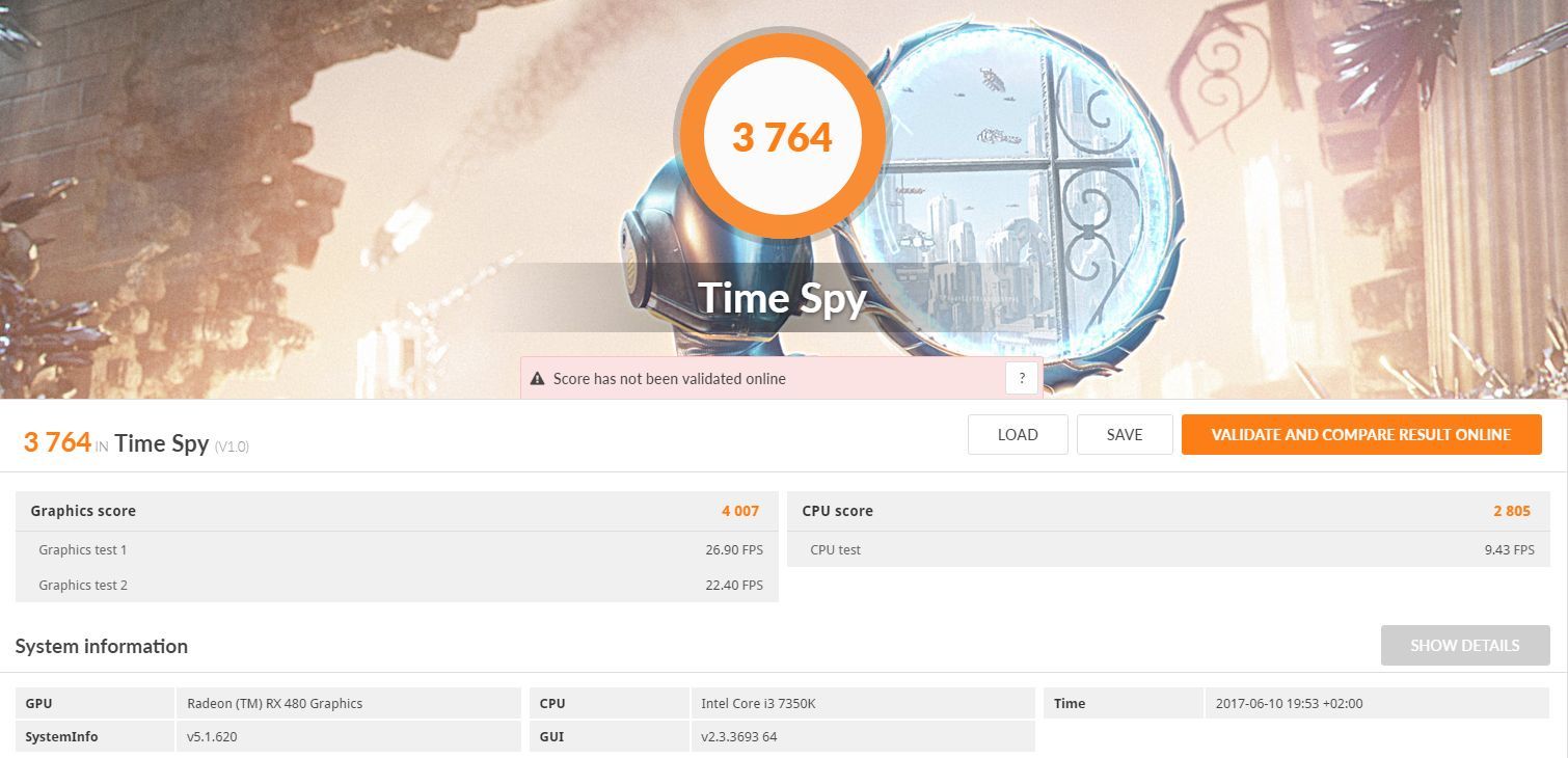 ASUS Prime Z270- - 3DMark Time Spy