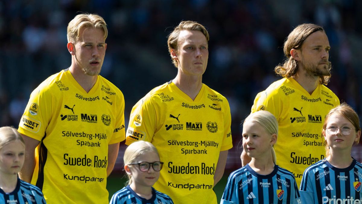 Getty Images / Michael Campanella / Na zdjęciu: piłkarze Mjallby AIF
