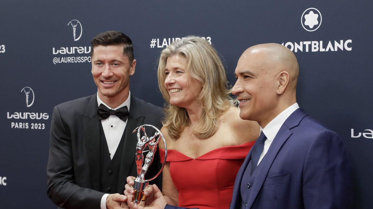 Getty Images / Antoine Flament/WireImage / Na zdjęciu: Robert Lewandowski na gali Laureusa