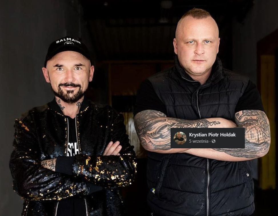 Krystian Hołdak z Patrykiem Vegą