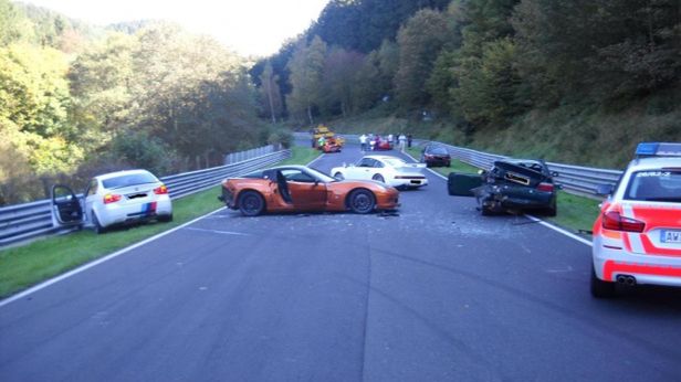 Nurburgring Nordschleife Crash
