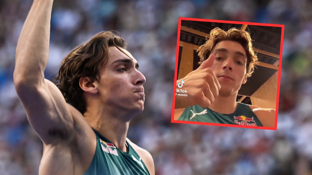 Armand Duplantis przyłapany na burgerze w Polsce