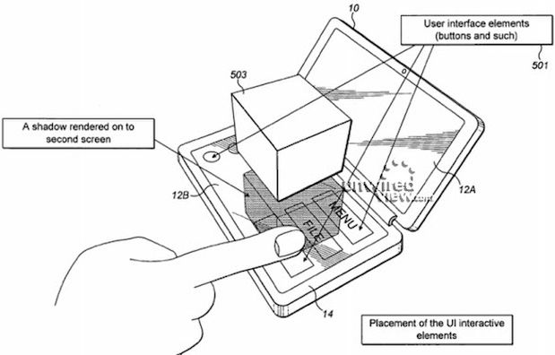 Dwuekranowa komórka Nokii z ekranem 3D - interesujący koncept