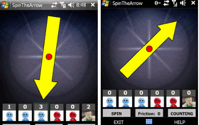 Spin-The-Arrow - gry, windows mobile, gry losowe.