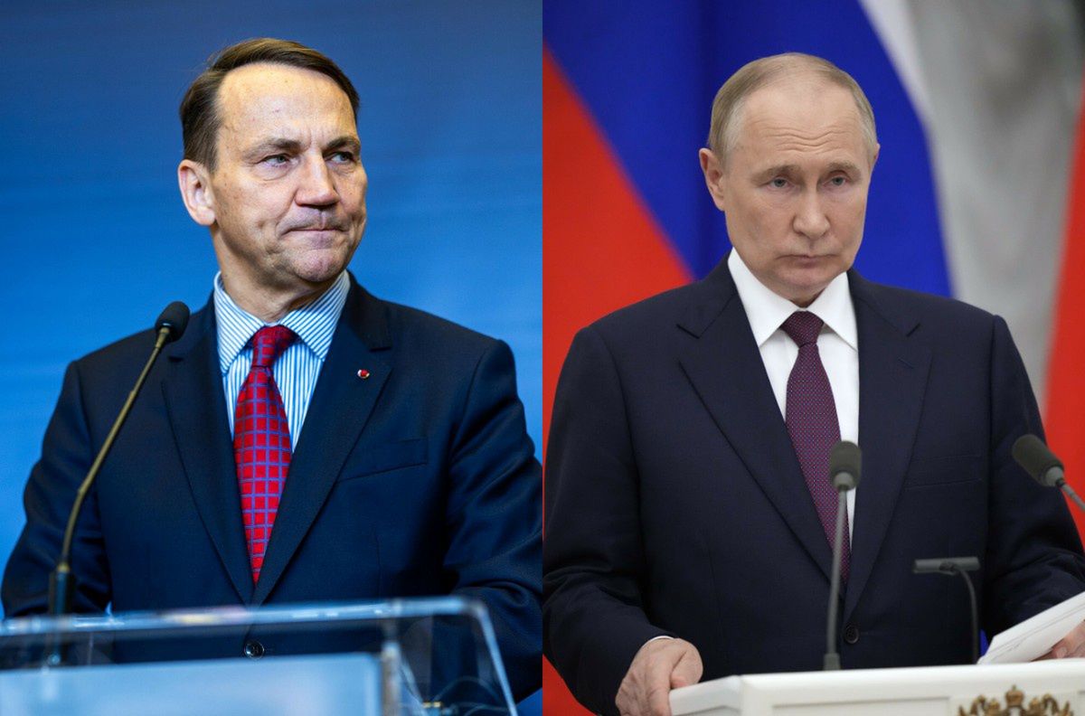 Na zdjęciu po lewej szef MSZ Radosław Sikorski, po prawej Władim