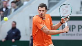 Deszcz zatrzymał Huberta Hurkacza. Do awansu brakuje niewiele