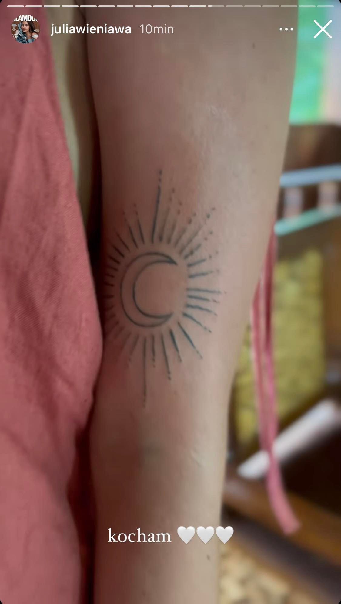 Tatuaż Julii Wieniawy to symbol życiowego balansu 