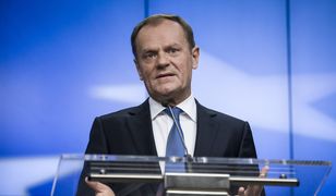 Przewodniczący Rady Europejskiej Donald Tusk.
