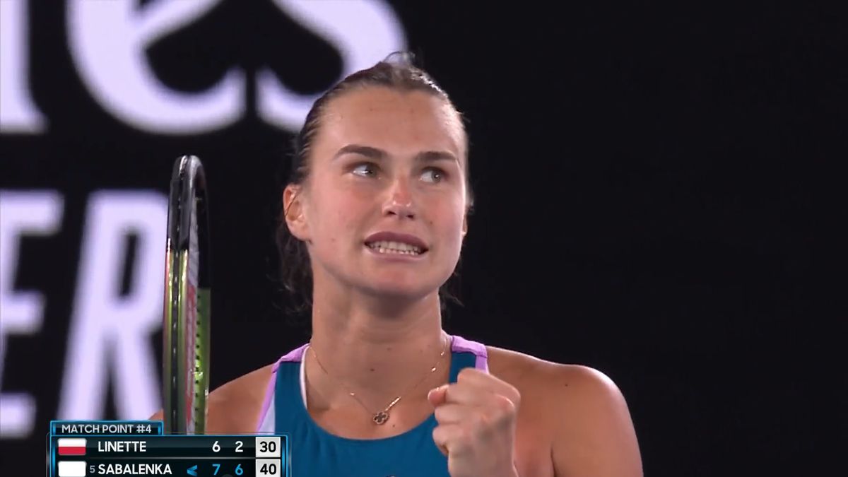 Zdjęcie okładkowe artykułu: Twitter / Australian Open / Na zdjęciu: Aryna Sabalenka